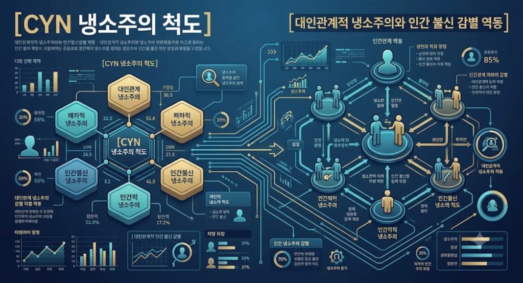MMPI-2 CYN(냉소주의) 내용 척도의 대인관계적 냉소주의와 인간 불신 감별 구조 시각화